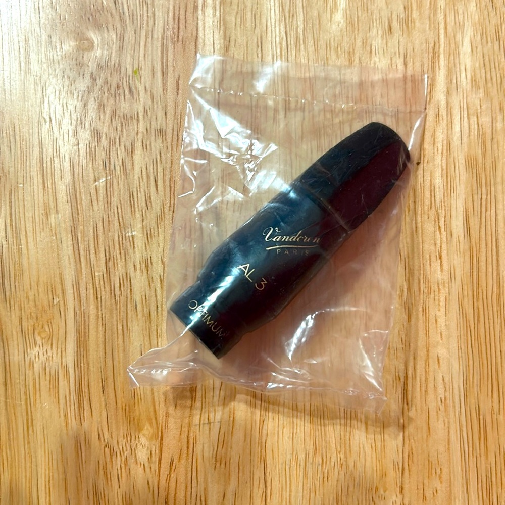 Vandoren alto saxophone mouth piece.